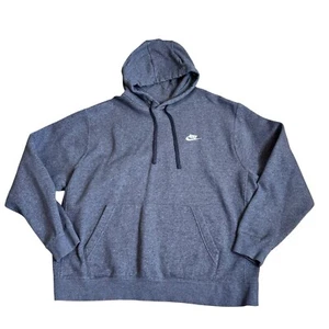 Nike Sweatshirt Herren XL grau gesticktes Logo Pullover Hoodie Basketball - Bild 1 von 9