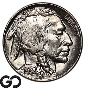 1938-D Buffalo Nickel, Fully Struck Superb Gem BU++ ** Free Shipping!