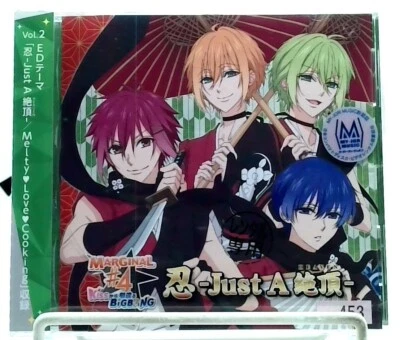 TV Anime MARGINAL#4 KISSから創造(つく)るBig Bang 忍 NIN Just A 絶頂 [CD][OBI] MARGINAL - Image 1 of 2