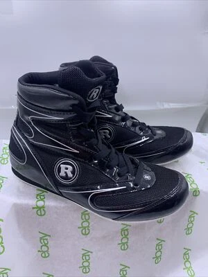 Ringside Diablo Wrestling Boxing Shoes, Black, 7 - Image 1 of 4