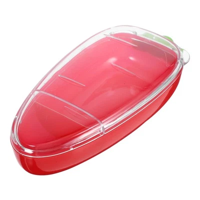  Portion Control Containers Storage with Lid Clear Compartment Snack - Image 1 of 4
