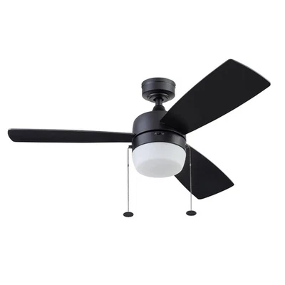 Barcadero, 44 Inch Contemporary Indoor Led Ceiling Fan With Light, Pull Chain, - Image 1 of 4