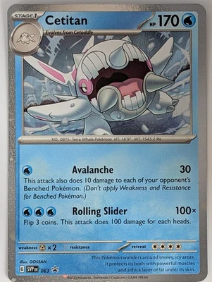 Cetitan 063 (Cosmos Holo) 063 Sv: Scarlet Violet Promo Cards Holo - Image 1 of 2