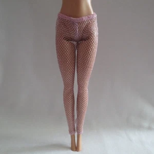 ¡NUEVO! Barbie Estilo Deluxe Muñeca Rosa y Plata Red Medias Leggings ~ Ropa - Imagen 1 de 4