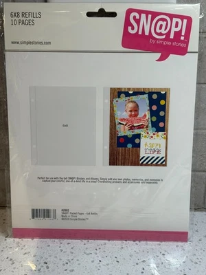 НОВЫЕ ПРОСТЫЕ ИСТОРИИ SN@P 6x8 «ПОПОЛНИТЬ КАРМАННЫЕ СТРАНИЦЫ 10/PKG - Изображение 1 из 2