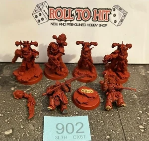 Warhammer 40k Chaos Space Marines Chosen X6 Mostly Complete Basecoated - Picture 1 of 1