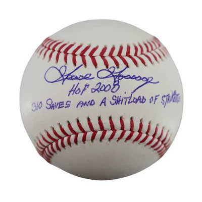 Auténtico béisbol Goose Gossage Yankees firmado inscrito OMLB Wish You Were Here 1 Foto 1 de 4