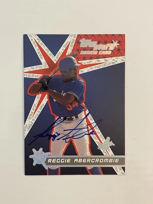Reggie Abercrombie SIGNED 2001 Topps Stars RC #193 IP AUTO Los Angeles Dodgers  - Image 1 of 2