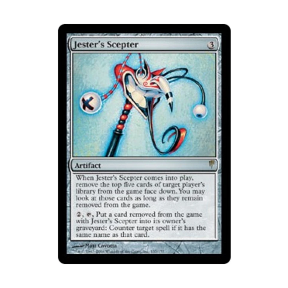 WOTC MtG Coldsnap Jester's Scepter (R) (Foil) EX - Image 1 of 1