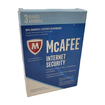 Mcafee Internet Security 3 Dispositivos 1 Año - Sellado de Fábrica Foto 1 de 3
