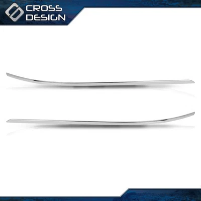 Par de molduras de parachoques trasero cromadas para Mercedes Benz C350 2008-2011 con paquete Avantgarde Foto 1 de 4