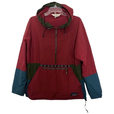 LL Bean 80-х Anorak дождевик ASO John Mayer Aztec ветровка женщин M унисекс - Изображение 1 из 4