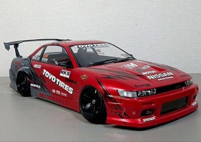 Yokomo S13 Silvia RC Car Body 195mm Wheelbase Drift Body Shell Only - Image 1 of 4
