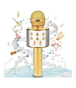 Micrófono Inalámbrico Para Karaoke Altavoz Caja Integrada Bluetooth Portátil - Imagen 1 de 5