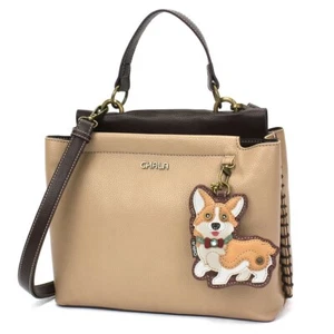 CHALA Charming Satchel CORGI (Taupe) NWT - Picture 1 of 6
