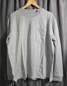 Old Navy Long Sleeve Round Neck Shirt Mens Large Grey Outdoors Pull Over - Picture 1 of 7