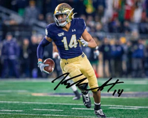Kyle Hamilton Football Signed 8X10 Photo Rp Notre Dame Fighting Irish NFL Draft - Picture 1 of 1