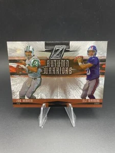 Joe Namath / Eli Manning 2005 Donruss Zenith Autumn Warriors Silver #AW-11 - Picture 1 of 2