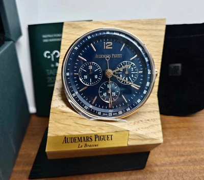 Audemars Piguet Table Clock Code 11.59 Chronograph Gold Rare With Box - Image 1 of 4