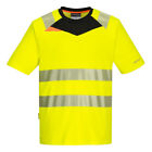 Portwest DX4 Men's Work Hi Vis T-Shirt Reflective Fluorescent Moisture Wicking