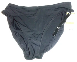 INC International Concepts Black Bikini Swimsuit Bottoms Size 14 NWT $42.00  - Picture 1 of 2
