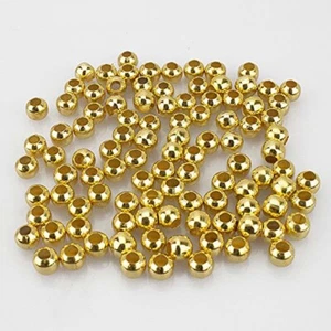 Cuentas de metal - redondas - G/P - varios tamaños - Imagen 1 de 27