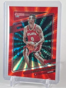 Danilo Gallinari 2021-22 Donruss "ORANGE Holor Laser" #186 Atlanta Hawks - Picture 1 of 2