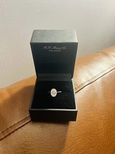 1/4 KTTW 10 KWG WEISSGOLD DIAMANT DAMEN VERSPRECHEN/VERLOBUNGSRING GRÖSSE 7 - Bild 1 von 11