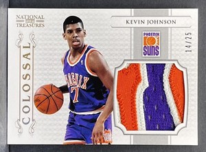 2012-13 Panini National Treasures Kevin Johnson Colossal GU 3-COLOR PATCH #/25