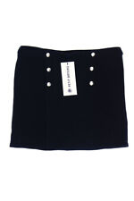 PETIT BATEAU skirt Sweat Cotton 12 = 158 black NEW