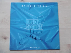 Dieter Bohlen Autogramm signed Maxi-Cover 12" "Blue System - My Bed Is..." Vinyl - Bild 1 von 1