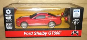 BRAHA 1:24 SCALE FULL FUNCTION R/C CAR FORD SHELBY GT500 RED - NEW - Picture 1 of 5