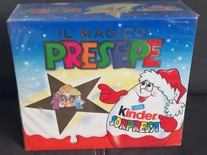 KINDER FERRERO SORPRESA CONFEZIONE IL MAGICO PRESEPE NATALE 2001 CRIBS TOP RARO - Foto 1 di 5