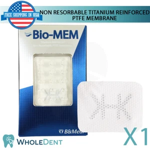 Implante dental quirúrgico con membrana reforzada con titanio no absorbible PTFE 25x30 mm - Imagen 1 de 5