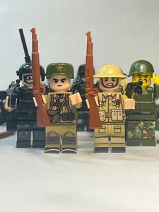 CUSTOM lego Soldiers Minifigures SWAT, British, Soviet Union : You Pick - Picture 1 of 84