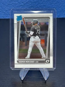 2021 Panini Donruss Optic - Rated Rookie #186 Yermin Mercedes RC - Picture 1 of 2