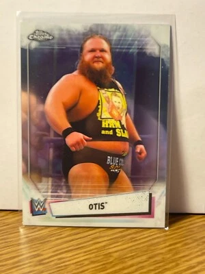 2021 Topps Chrome WWE Otis base #63 wrestling card - Image 1 of 2