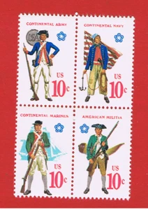 #1565-1568   MNH OG block of 4 & singles  Military   Free S/H - Picture 1 of 1
