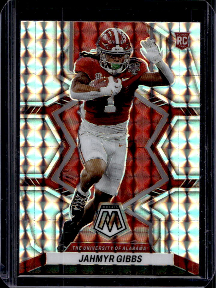 2023 Mosaic Draft Picks Jahmyr Gibbs Mosaic Prizm Rookie Card RC #8 Lions (A)