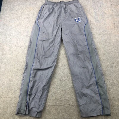 Kentucky Wildcats Pants Mens Large Gray Blue Embroidered Logo Windbreaker * - Image 1 of 4
