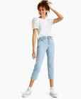 Style & Co Women'S Size 10 Light Blue Stretch Pocketed Zippered High Waist Pants