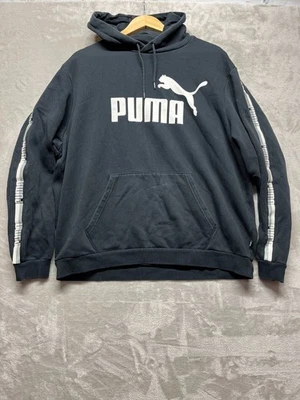Женская толстовка с капюшоном Puma размер XL логотип графический карман кенгуру ребристый подол - Изображение 1 из 4