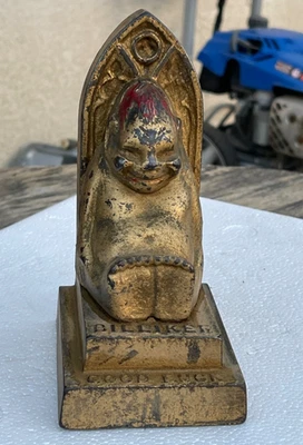1909. CAST IRON "BILLIKEN ON THRONE" STILL BANK MADE BY A.C. WILLIAMS - Image 1 of 4