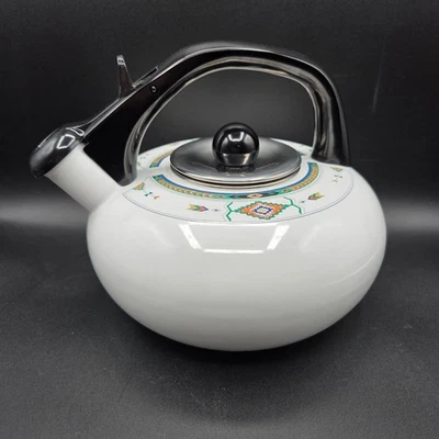 Studio Nova Adirondack Whistling Tea Kettle & Lid AZ009 Southwest Design NWOT - Image 1 of 4