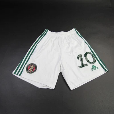 Pantalones Cortos de Práctica Adidas Atlanta United 2 Para Hombre Blanco/Verde Oscuro Usados Foto 1 de 4
