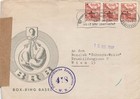 898178) Sport, Boxen, ill. Zensur-Blg aus der Schweiz nach Wien, Box-Ring Basel