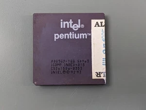 CPU Intel Pentium 100, cerámica 100 MHz A80502-100 SX963 ~ Totalmente probado Bueno - Imagen 1 de 3