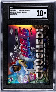 Actualización cromada Topps 2024 Jackson Chourio Crushed SGC 10 - Imagen 1 de 2