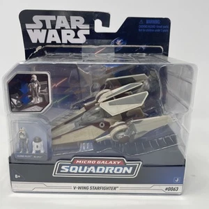 Star Wars Micro Galaxy Squadron V-WING STARFIGHTER Serie 3 #0063 CAJA ABIERTA - Imagen 1 de 8