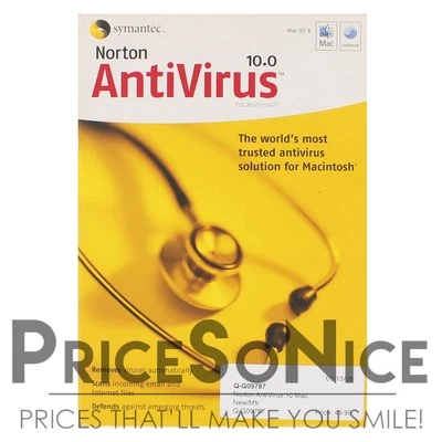 Norton AntiVirus 10 Mac NEW - Image 1 of 2